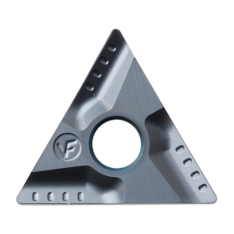 Wholesale of cross-border TNMG160404R-S LF6018R-VF slotted CNC cylindrical turning inserts and triangular inserts Item Picture