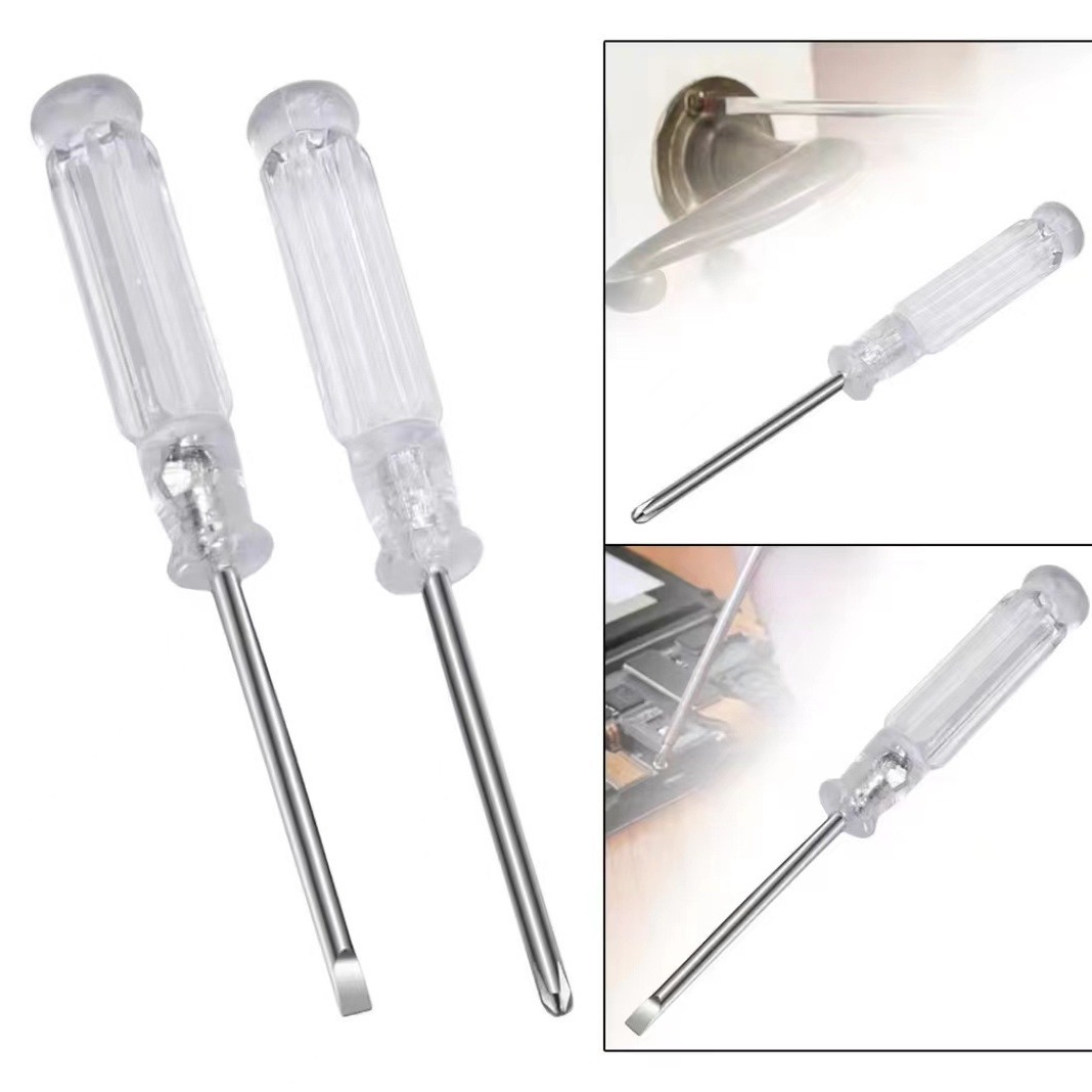 95mm crystal 3.0 cross-head screwdriver, 3.0mm transparent 125mm cross-head screwdriver details Picture