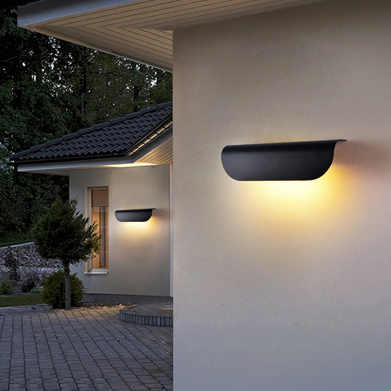 Cross-border outdoor waterproof LED wall lamps, exterior wall lamps, corridor, staircase, courtyard, entrance outdoor led ultra-bright waterproof lamps Application Scenario