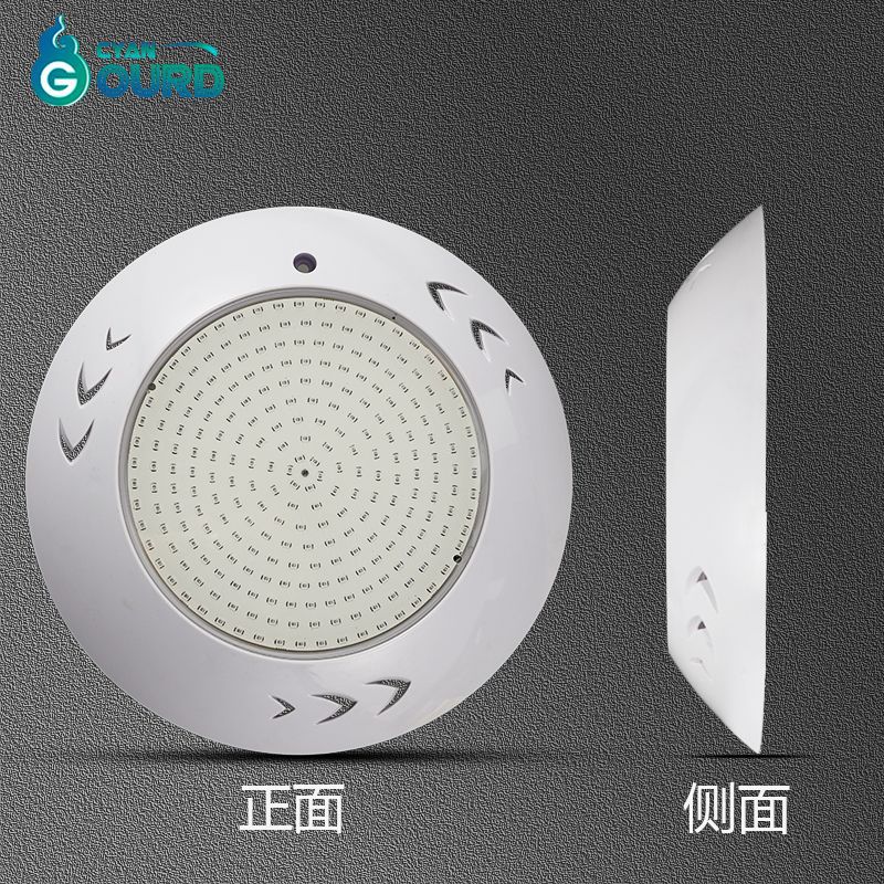 LED waterproof low-pressure potting wall lamp, RGB swimming pool lamp, wireless remote control fishpond lamp, surface mount seven-color underwater lamp manufacturer Application Scenario