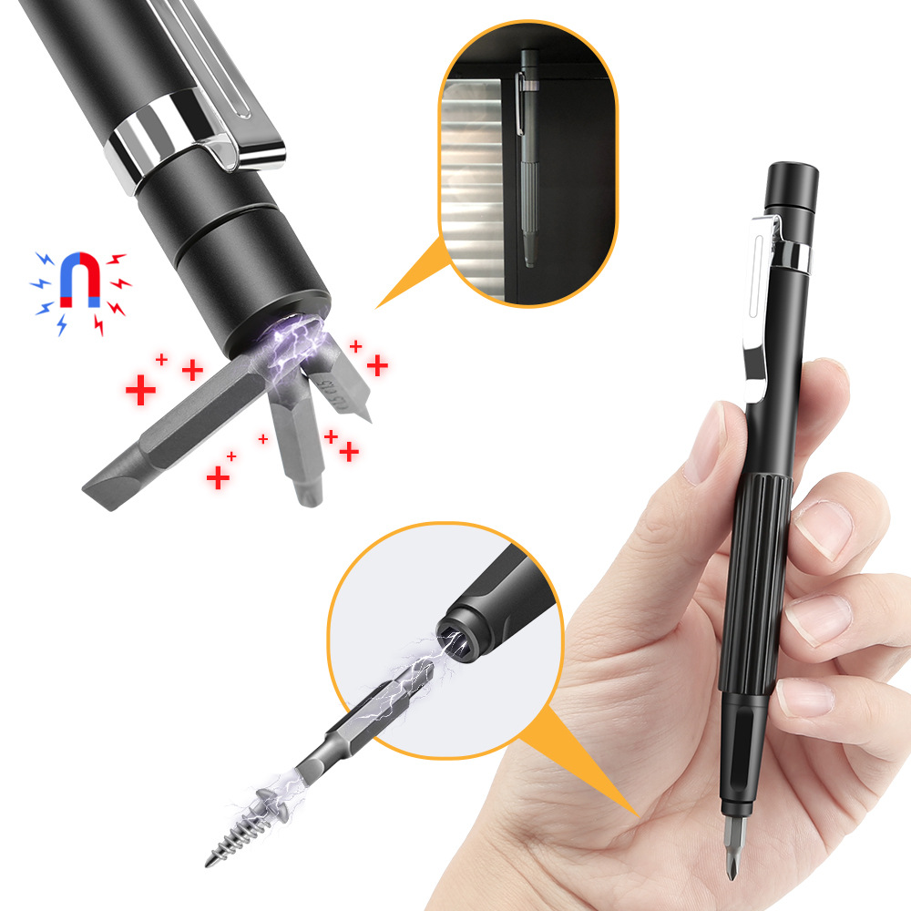 I carried a magnetic cross 13-in-1 pen type disassembly glasses repair gift and a precision screwdriver tool Application Scenario