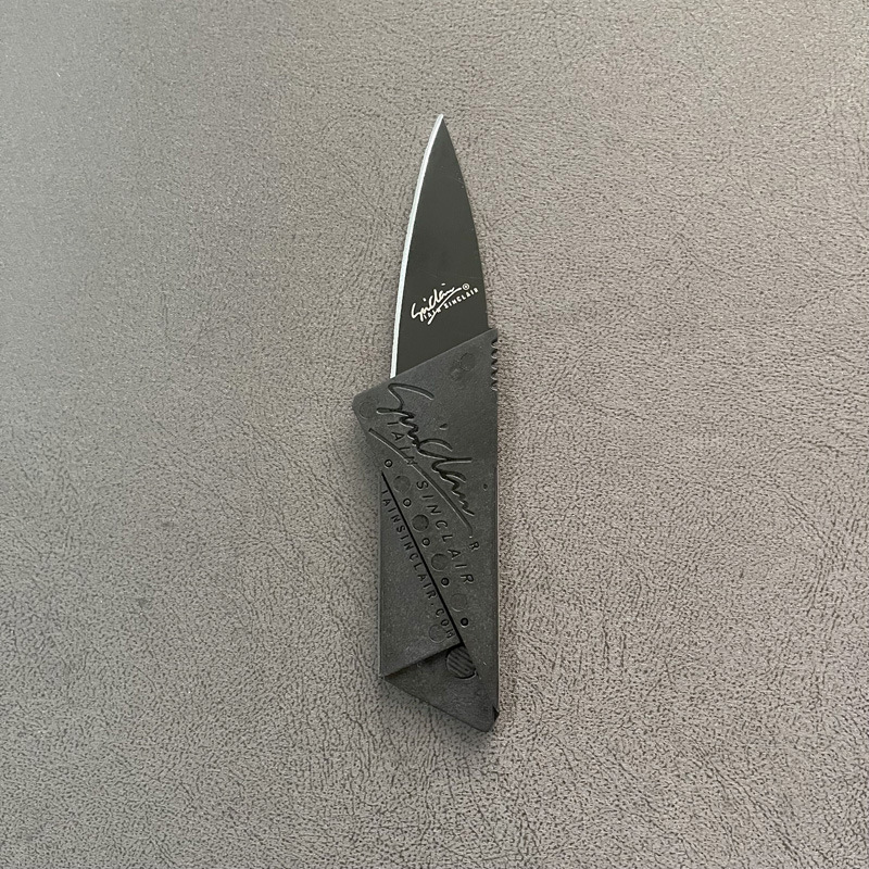 Outdoor credit card folding knife, multi-functional card knife, folding card knife with LOGO tool card details Picture
