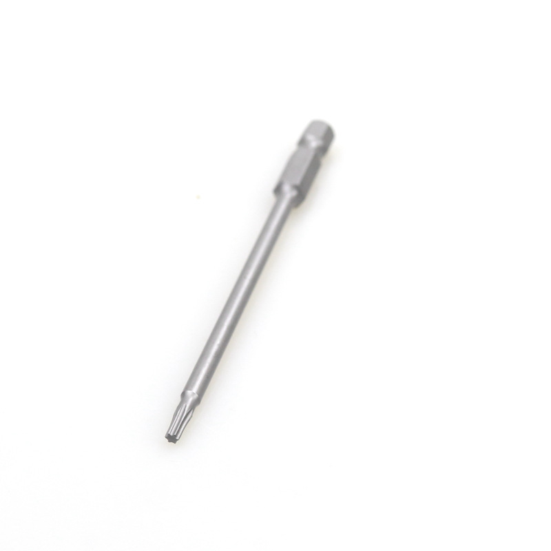 Cross-border S2 extended middle hole 100mm plum blossom screwdriver bit 1/4 six-star hexagonal screwdriver bit air screwdriver bit 11 pieces 12-piece set undefined