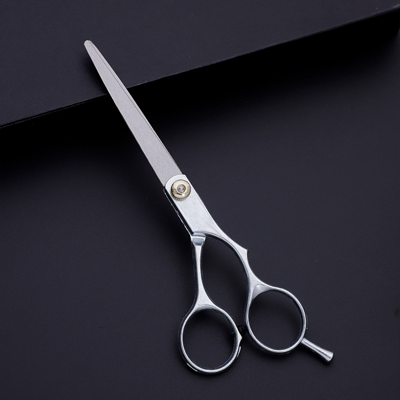 Wholesale hair scissors 5.5-inch and 6-inch stainless steel hairdressing scissors, straight teeth scissors, teeth scissors, thin scissors, hair scissors Specification drawing