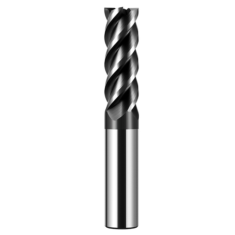 65-degree stainless steel special tungsten steel milling cutter, 4-edge coated flat-bottom alloy end mill, extended CNC numerical control tool Application Scenario
