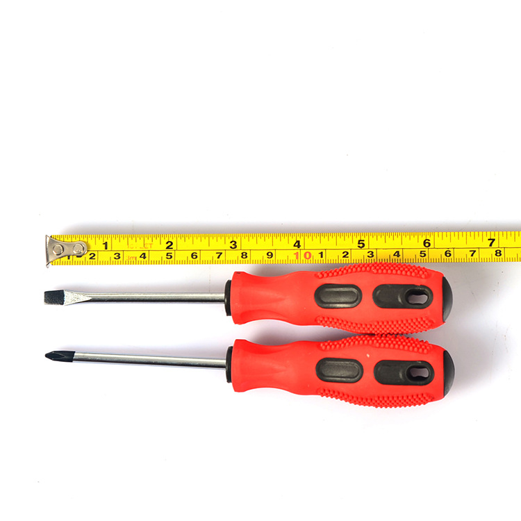 Massage handle, flat-head cross industrial-grade strong magnetic screwdriver, matching tools, screwdriver, household plum blossom screwdriver details Picture