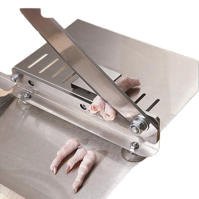 【 Factory Direct Sales 】 Yangjiang guillotine knives for household and commercial use, small guillotine knives for cutting frozen meat, chicken, mutton and beef Item Picture