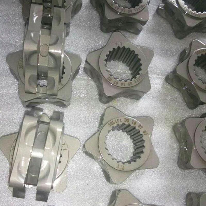 Non-standard sprocket gears, gear grinding, gear processing, hard tooth surface gears, industrial single and double row double-sided sprockets Specification drawing
