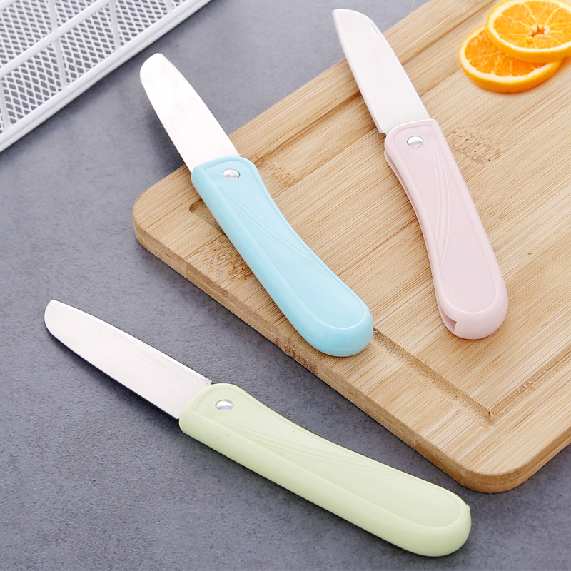 Household knife, event gift knife, peeler, portable peeler, stainless steel folding fruit knife, fruit peel knife Application Scenario