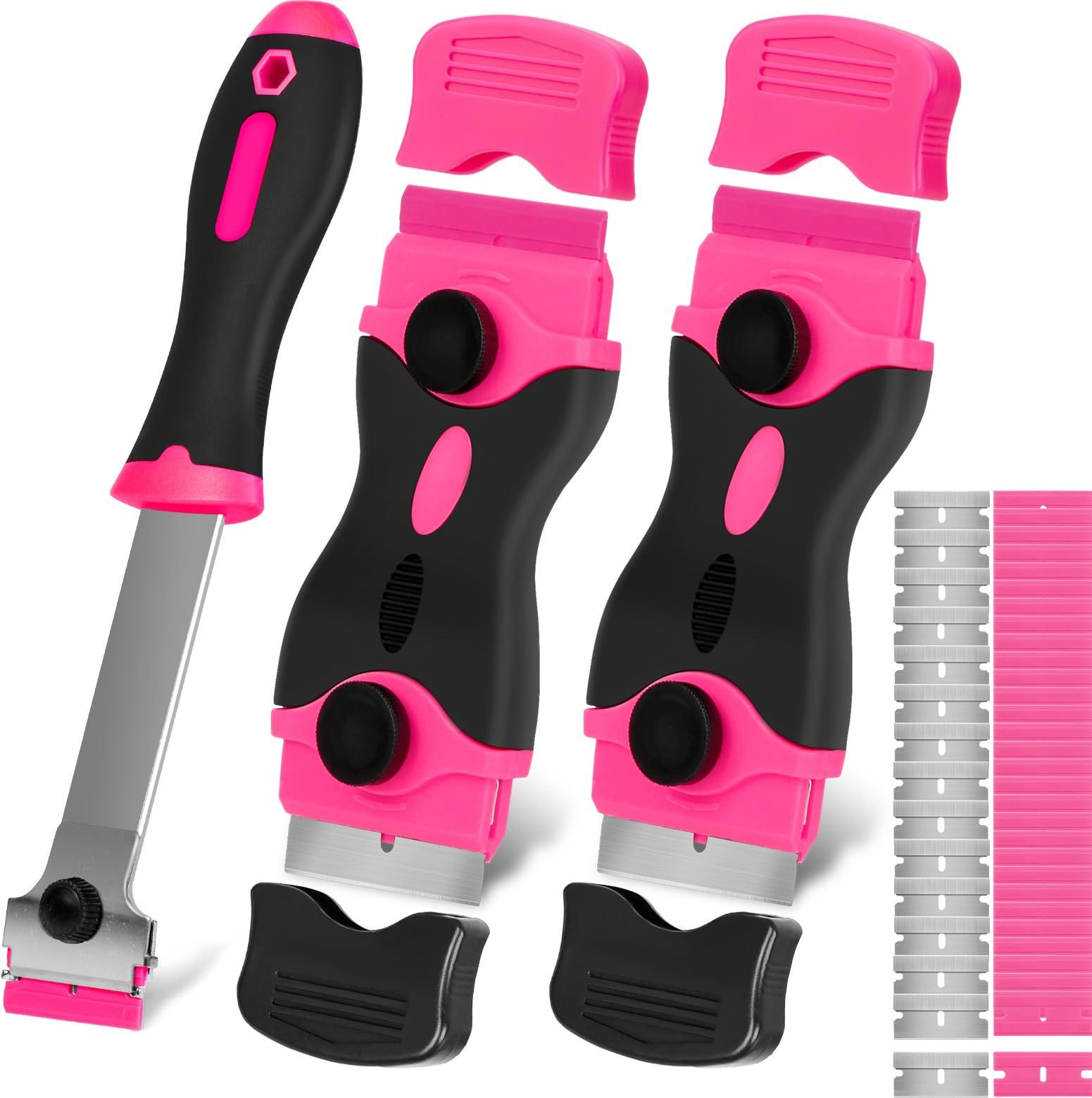 Extended glue removal small scraper, car film application tool, daily cleaning small shovel, cross-border multi-functional double-head decontamination details Picture