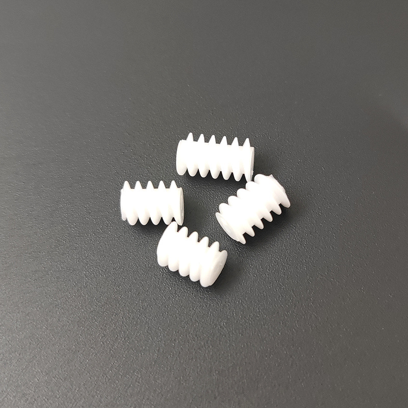 Small worm gear 0.5M motor output main shaft helical rotation miniature worm gear pig intestine tooth wheel toy accessories details Picture