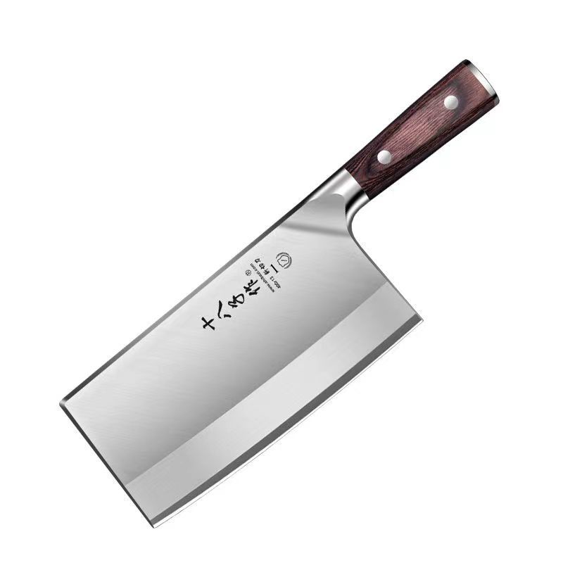Yangjiang Shiba Zi makes kitchen knives, chef slicing knives, chopping knives, kitchen knives, and commercial dedicated knives for hotels Item Picture