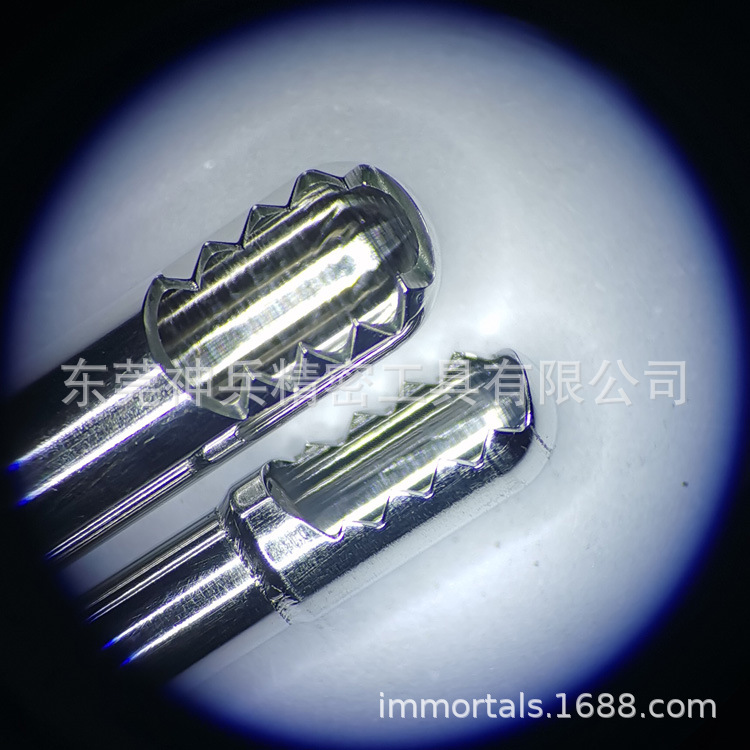 Medical planer knives, orthopedic planer knives, ENT planer knives, processing, stainless steel planer knives, snake bone planer knife processing details Picture