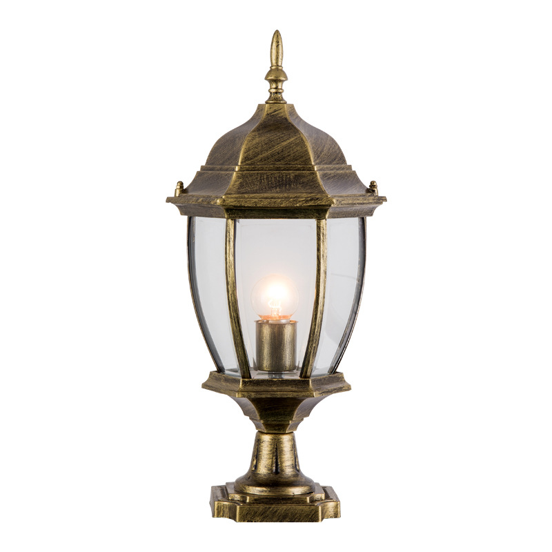 European-style column head lamps, fence lamps, waterproof outdoor gate lamps, wall head lamps, courtyard column lamps, door column lamps, outdoor household Item Picture