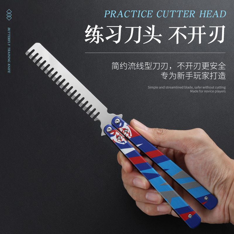 The factory supplies butterfly knives, CSGO butterfly training knives, 3D effect all-steel butterfly combs Application Scenario