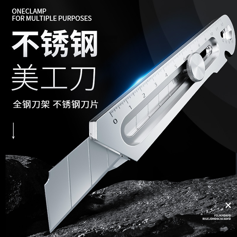 DEWO electrician knife, cable stripping knife, stainless steel folding utility knife, heavy-duty all-steel thickened hook knife Application Scenario