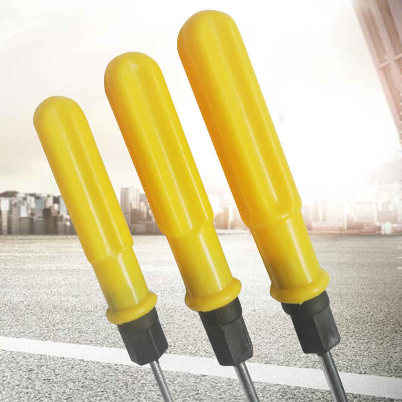 3-inch dual-purpose screwdriver, 45 # steel, round magnetic, factory gift, home repair Specification drawing