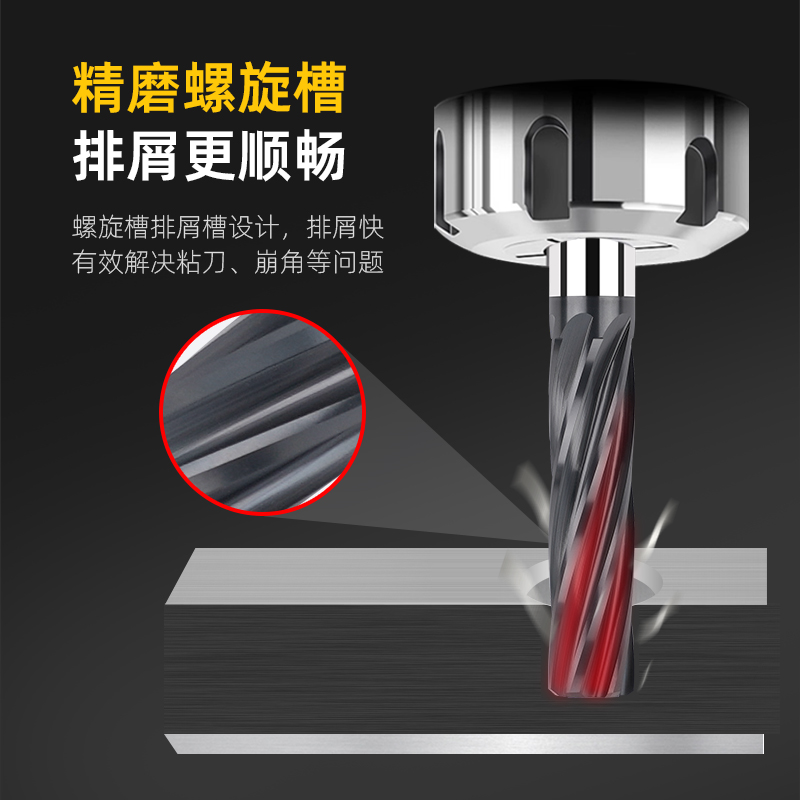 Decimal point tungsten steel reamer screw machine, inner hole reaming hard alloy straight handle extended high-precision non-standard reamer Application Scenario