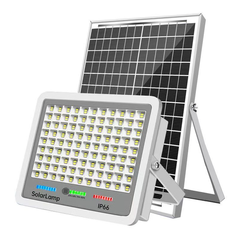 Solar lighting lamps, garden lamps, new rural outdoor waterproof floodlights, automatic lighting at dark, ultra-bright LED street lamps Item Picture