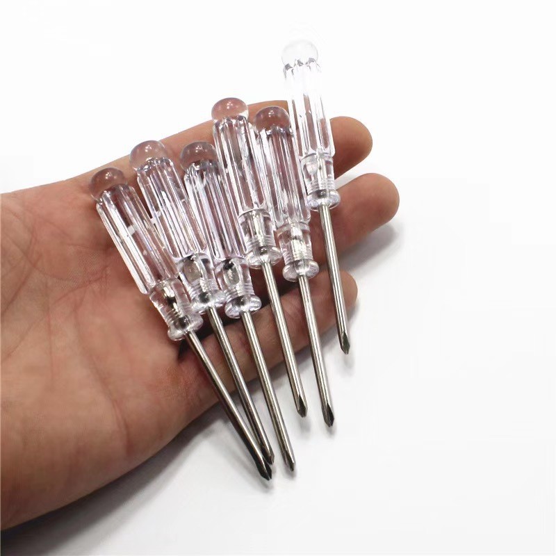 Mini crystal transparent 3.0 cross-head screwdriver, multi-functional toy, home appliance delivery, small screw screwdriver details Picture