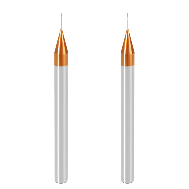 55-degree 2-edge micro-diameter deep groove ball end mill, carbide tungsten steel milling cutter, long neck deep groove clearance ball cutter Item Picture