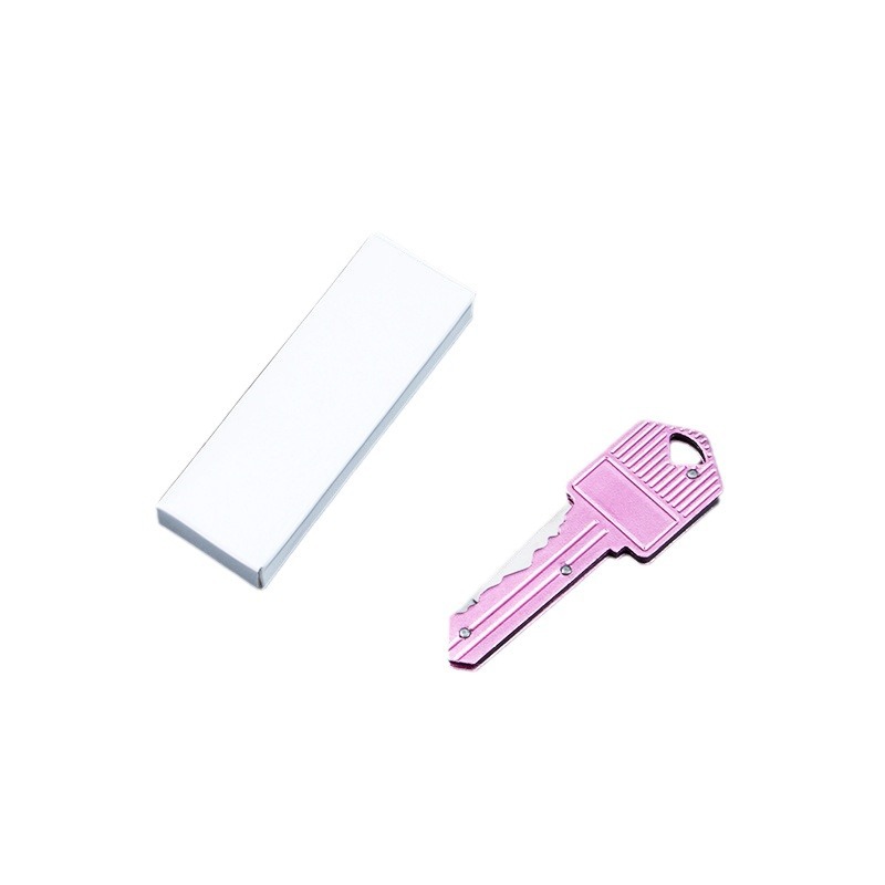 New heart-shaped mini knife, multi-functional key knife, outdoor Swiss knife, self-defense knife, folding fruit knife Item Picture