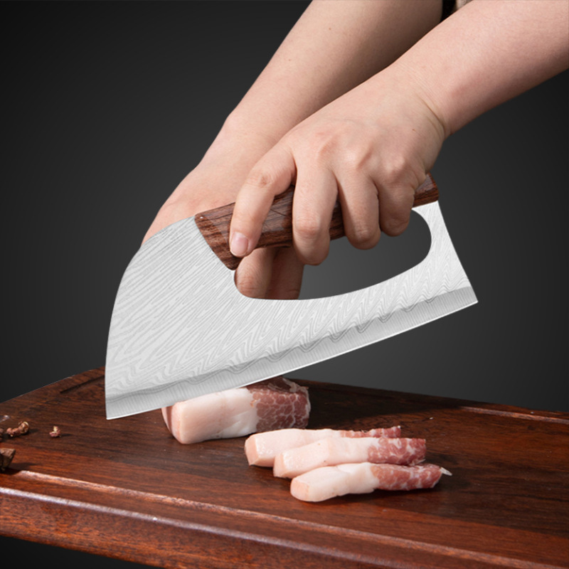 New effort-saving kitchen knife, stainless steel lady's knife, Malaysia meat cutter, sharp fish head knife, household kitchen knives details Picture