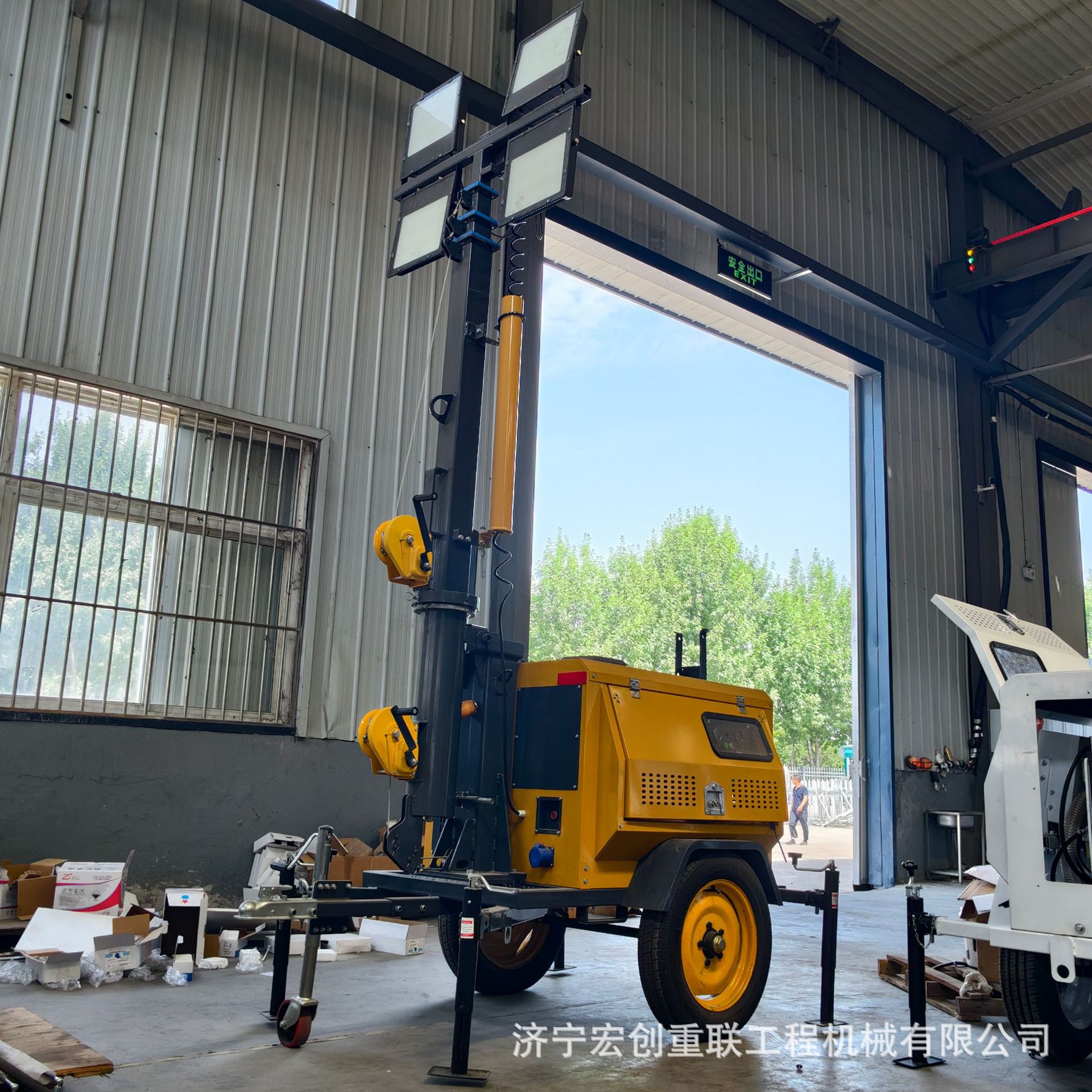 7-meter and 9-meter lighting lighthouses for mining operations, emergency lifting lighting vehicles, and mobile lighting lamps for tunnel construction details Picture