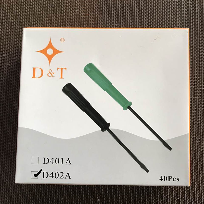 Jingmu small-sized screwdriver, pin screwdriver, small cut flat-head screwdriver, sewing machine with magnetic screwdriver Specification drawing