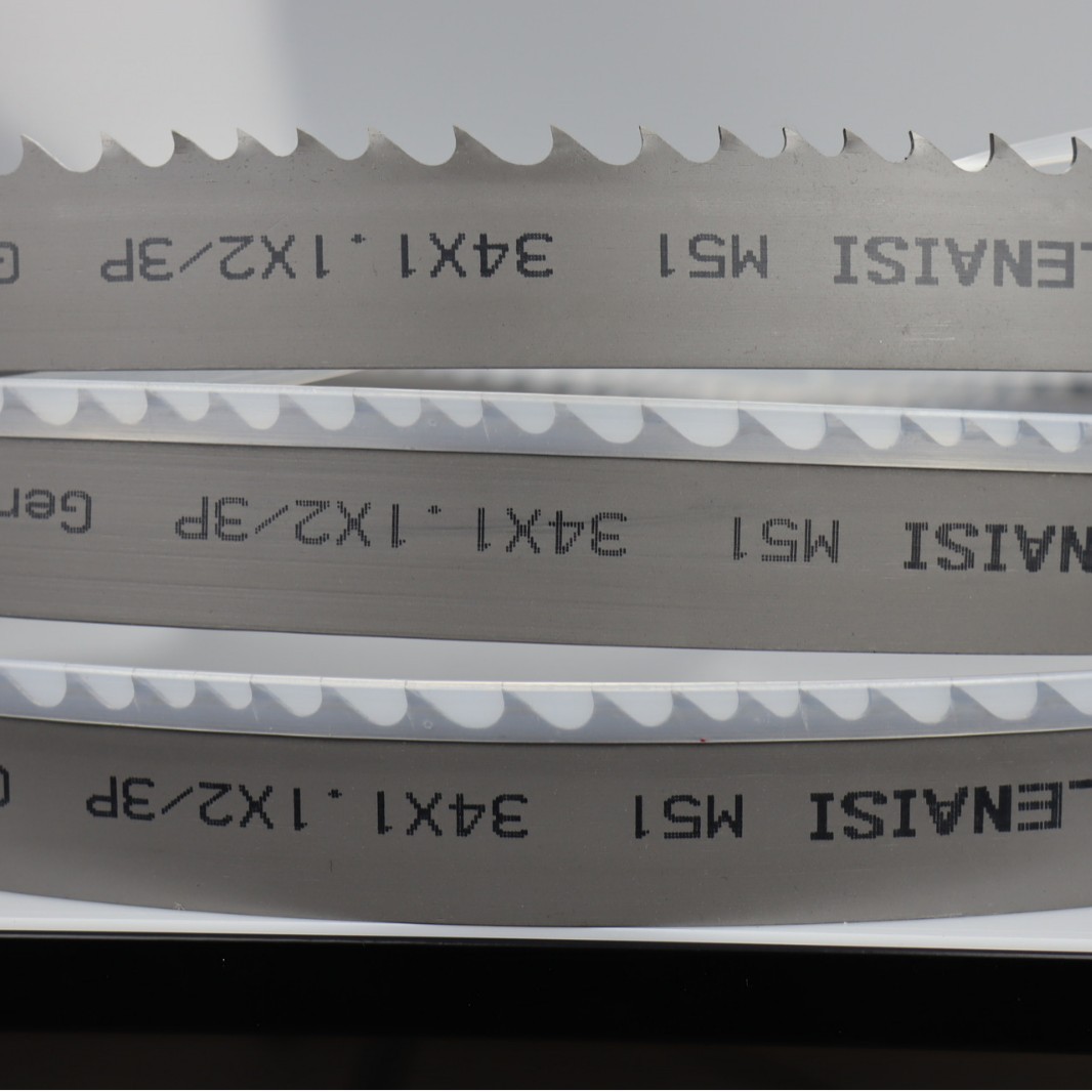 German LENAISI band saw blade M51 bimetallic machine saw blade, hard alloy saw machine saw blade, saw band Specification drawing