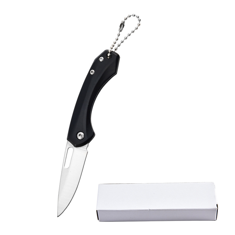Outdoor mini folding knife, lock-free knife, camping folding knife, portable knife, express delivery unboxing knife undefined