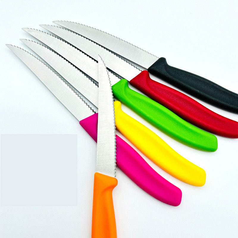 (For cross-border use only) Pointed stainless steel steak knife, sharp and durable, factory direct sales, Western cuisine/hotel details Picture