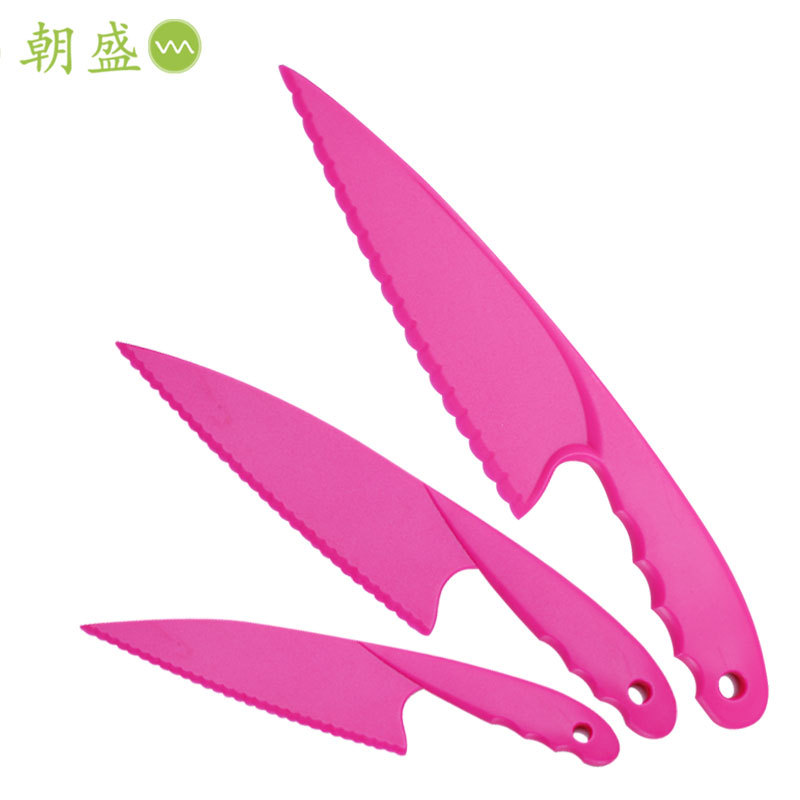 Baby food safety fruit and vegetable bread knife, children's fruit cutting knife, children's plastic knife, fruit peeler toy knife Item Picture