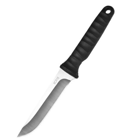 Outdoor multi-functional straight knife, camping K-sheath survival knife, portable small knife, outdoor knife, barbecue straight knife Item Picture
