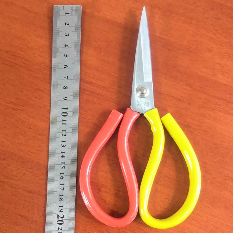 Baofeng thickened electroplated anti-rust civilian scissors, industrial scissors and household scissors are self-produced and self-sold by the original manufacturer details Picture