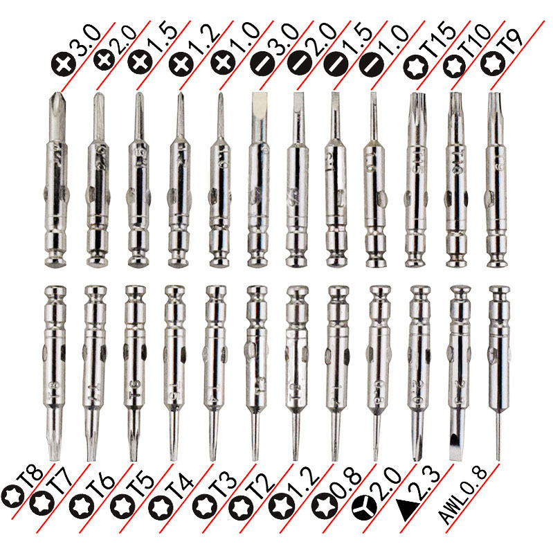 25-in-one leather case screwdriver, Amazon bestseller small tool repair, precision aluminum alloy tool kit for cross-border details Picture