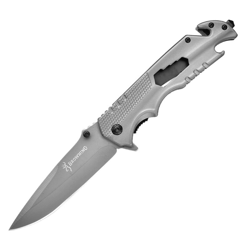 Outdoor folding knives, multi-functional high-hardness camping survival handlebars, special meat knives, outdoor folding knives wholesale Item Picture