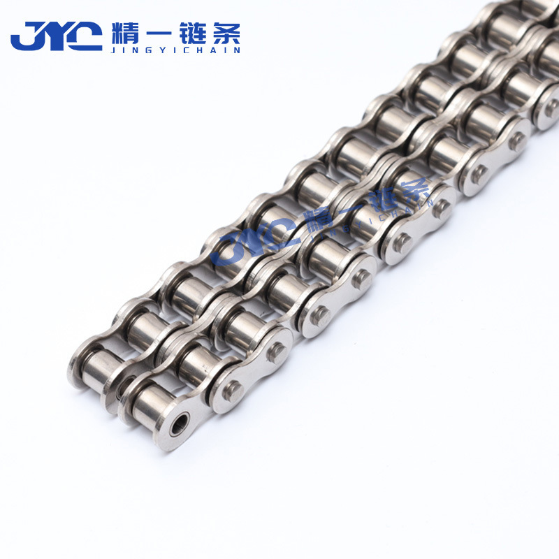 304 stainless steel industrial chain 456 points 08B, 10A, 12A, 16A, 20A high-temperature resistant, corrosion-resistant, waterproof and rust-proof chain Item Picture