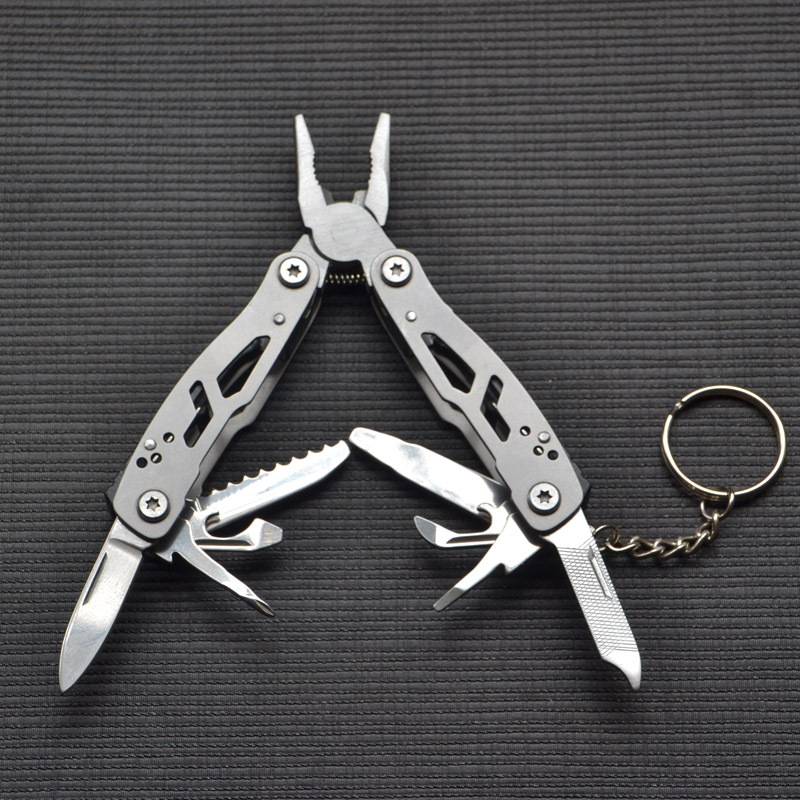 Multi-functional knife pliers, small tool pliers, all-steel folding pliers, mini outdoor knife, 14-in-one computer small tools Specification drawing