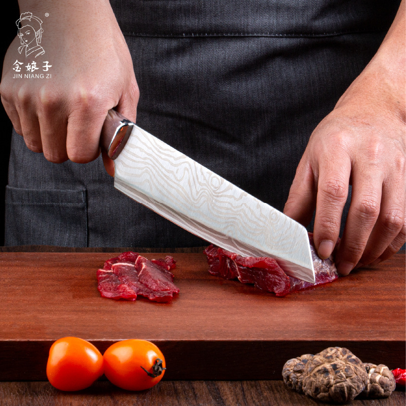 Wholesale of household multi-purpose chef knives, stainless steel kitchen fruit knives for cutting vegetables and meat, and sharp small kitchen knives from Yangjiang manufacturers details Picture