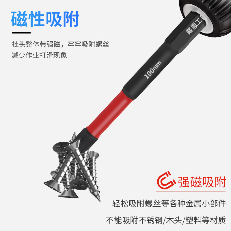 Strong magnetic plum blossom air screwdriver head, hollow with holes, rice type hexagon socket T25 electric screwdriver hand drill cap set Application Scenario
