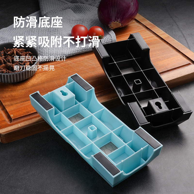 A 400-mesh and 1000-mesh double-sided rapid knife sharpening tool with a bracket for fixed knife sharpening Application Scenario