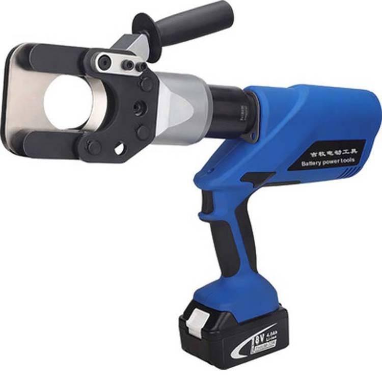 Rechargeable cable shears, electric closed large-tonnage hydraulic wire shears, electrician wire cutters, copper and aluminum armored wire cutters Application Scenario