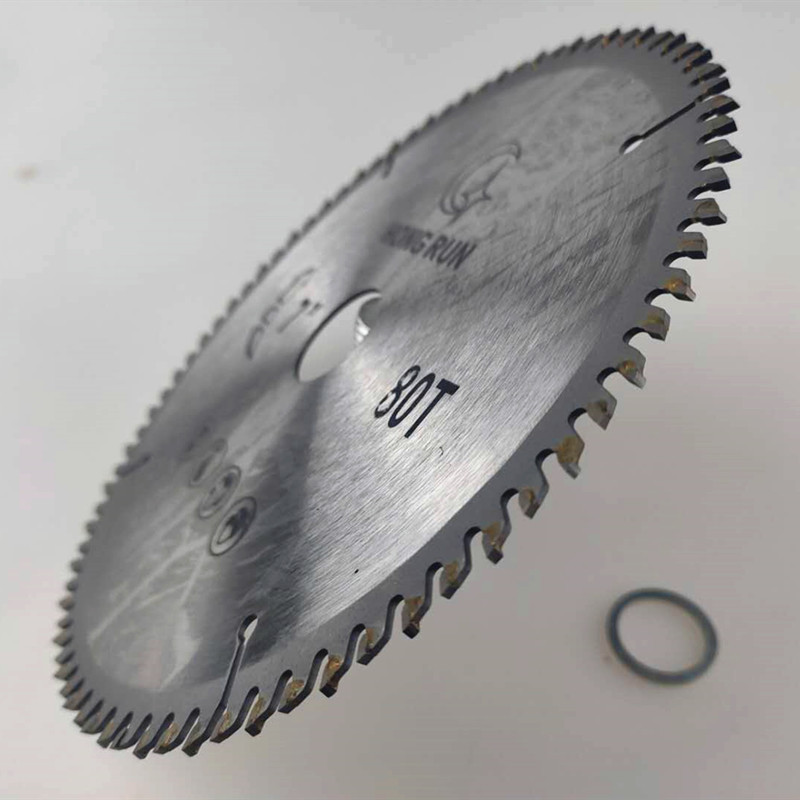 Economical Hongyun wood alloy saw blades, tungsten steel machine circular saw blades for woodworking to cut particleboard details Picture