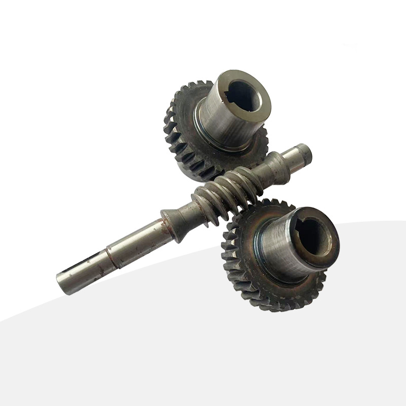 Customized transmission reducer parts for turbine worm, 45 # steel turbine worm, 0.5 mold and 1 mold precision transmission turbine details Picture