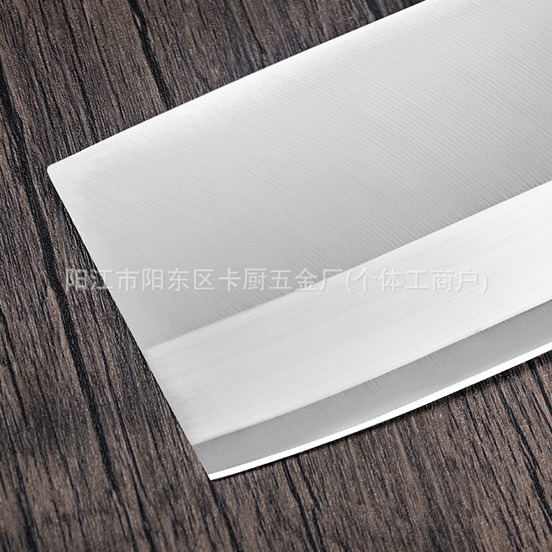5CR15M Card Kitchen stainless steel household kitchen knife, cutting and chopping dual-purpose knife, kitchen chef's cutting and chopping knife wholesale, color three-in-one Specification drawing