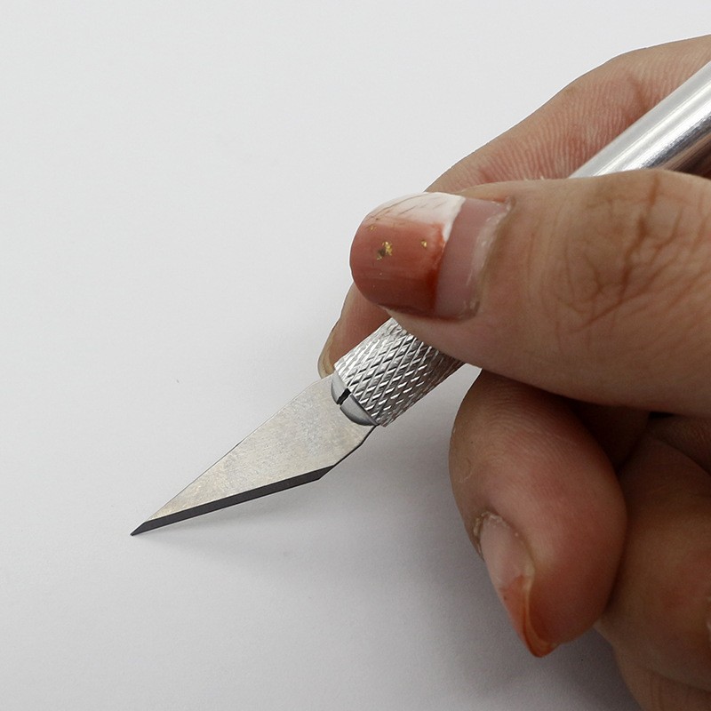 10-blade metal engraving knife, mobile phone film engraving knife, pen knife, art knife, paper-cutting engraving knife, model diy tool Application Scenario