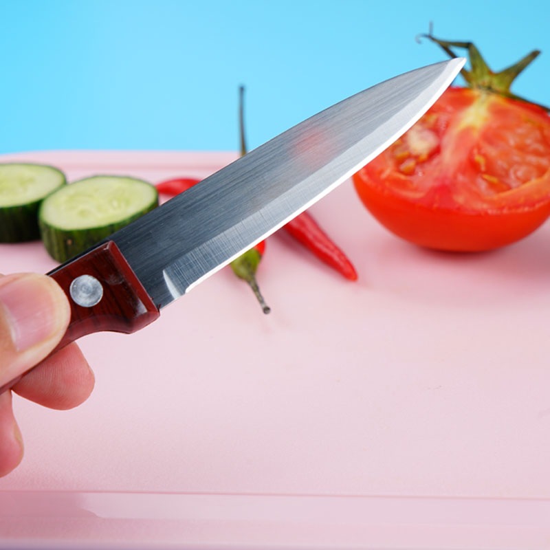 Wood-grain covered handle kitchenware, multi-functional household vegetable slicer, portable dormitory small tools, peeler knife, thickened fruit knife Specification drawing