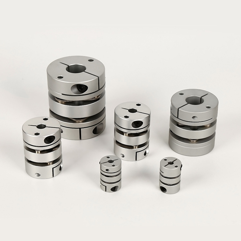 Supply aluminum alloy double diaphragm couplings, elastic high-torque couplings, encoders, motor connectors details Picture