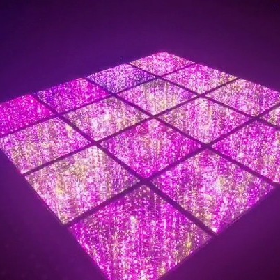 Seven-color copper wire Led copper wire light RGB stage, dance, restaurant, bar, party light strips, neon floor tile lights Specification drawing